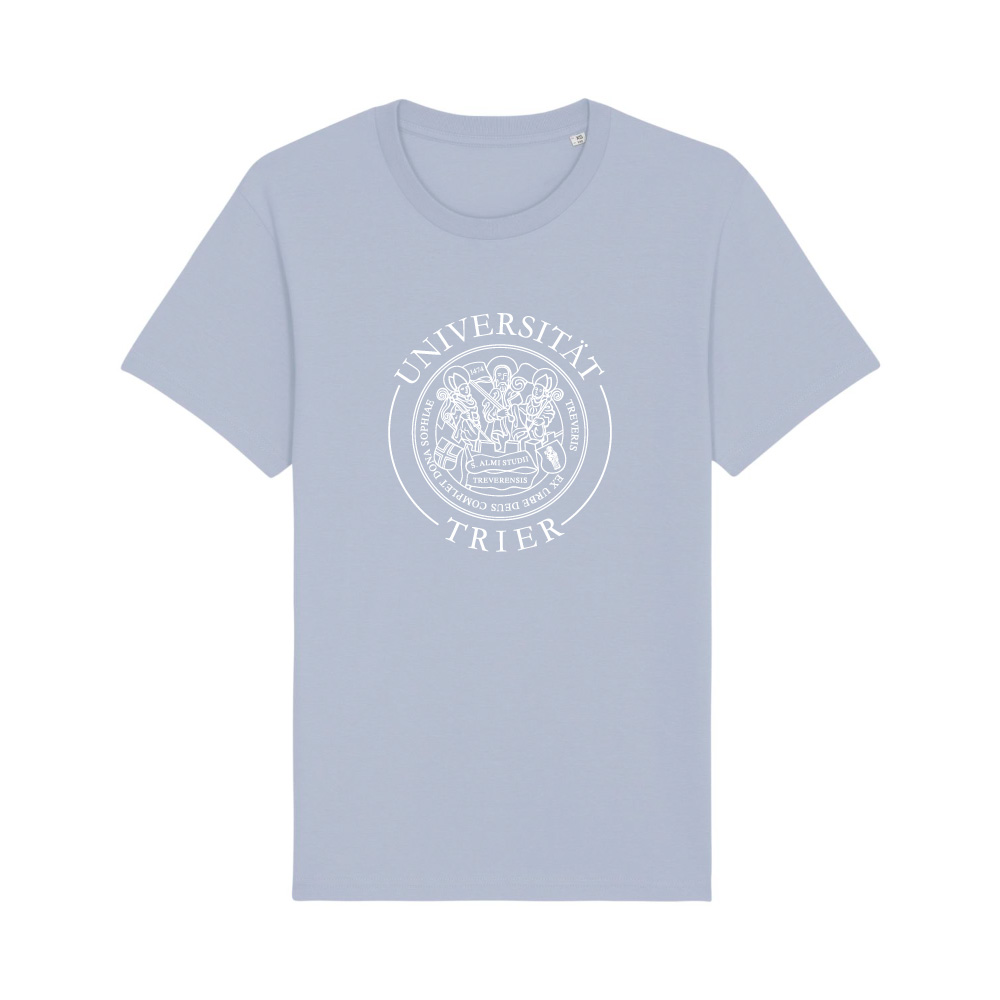 Unisex T-Shirt Blaugrau Siegel